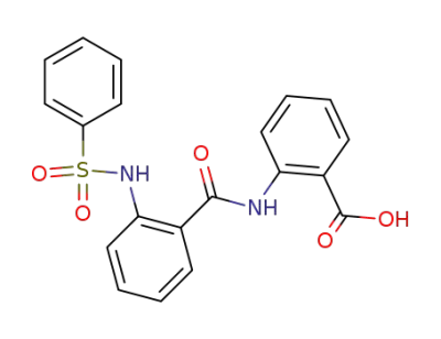 2-(2-(phenylsulfonamido)benzamido)benzoic acid